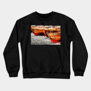 Derwentwater Wooden Rowing Boats Crewneck Sweatshirt